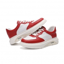 2025新款男鞋新款黑白色耐磨时尚百搭休闲日常牛皮板鞋运动户外男鞋