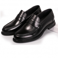 男士懒人乐福鞋商务休闲一脚蹬皮鞋耐磨英伦手工真皮男鞋夏季正品