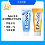 天天特价日本KAO花王牙膏原装颗粒120g清新口气去味薄荷成人家庭